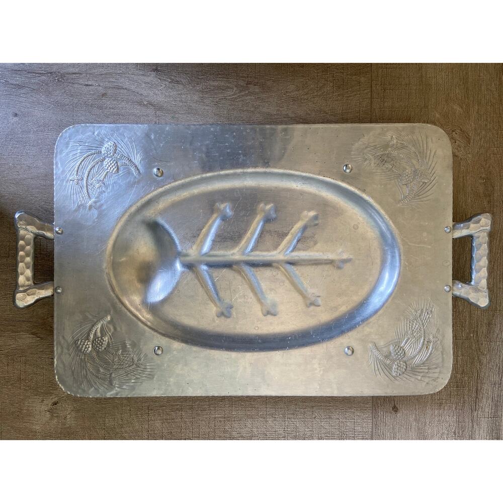 Vintage Everlast Serving Tray Forged Aluminum